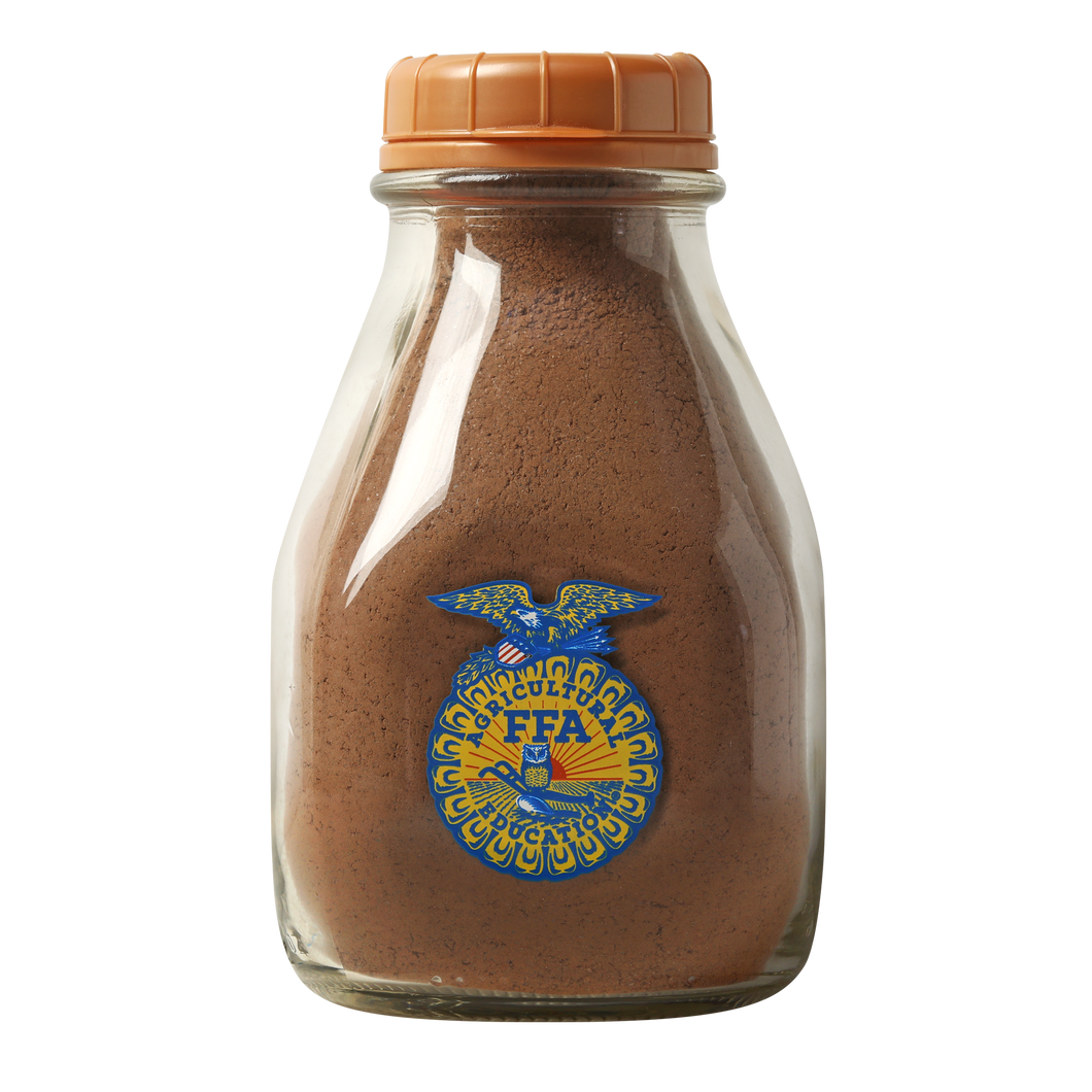 FFA Collectors Edition Bottle Filled with Hot Chocolate Powder